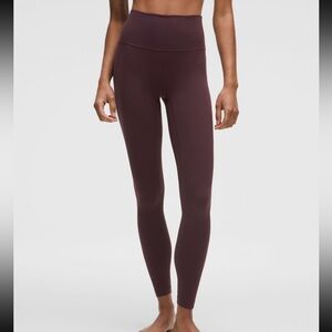 Lululemon Align Leggings: Maroon